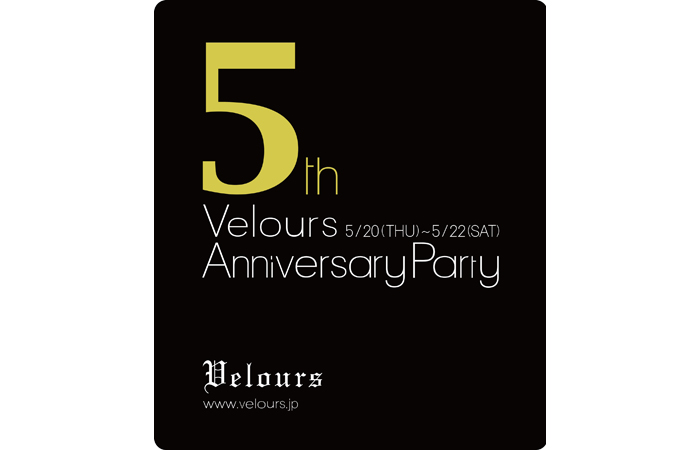 Velours Anniversary Party &quot;CLIMACTIC&quot;