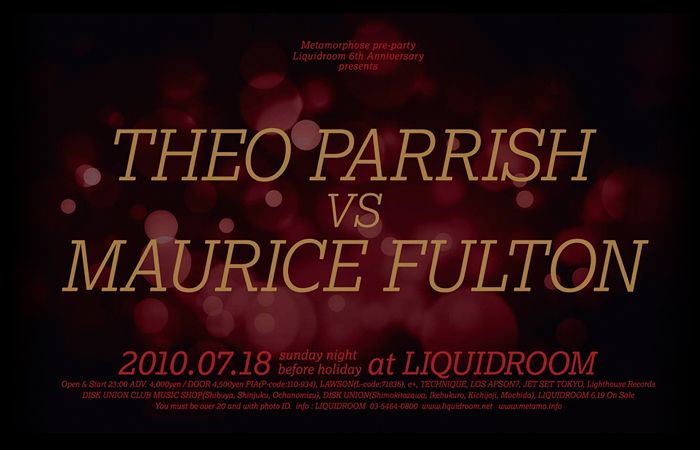 THEO PARRISH vs MAURICE FULTON