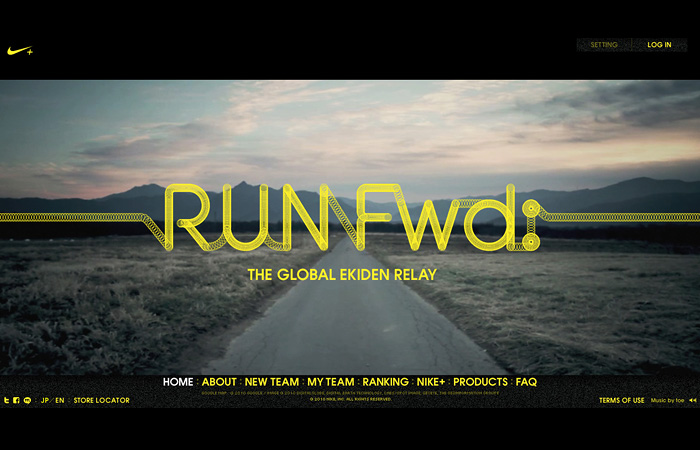 THE GLOBAL EKIDEN RELAY「RUN Fwd:」