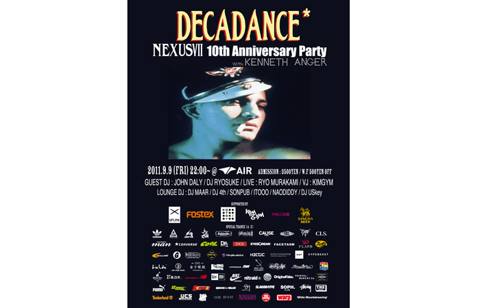 DECADANCE* NEXUSVII 10TH ANNIVERSARY PARTY