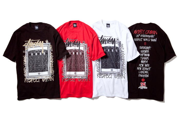 STUSSY x Mighty Crown 20th Anniversary -RESPECT- Tee