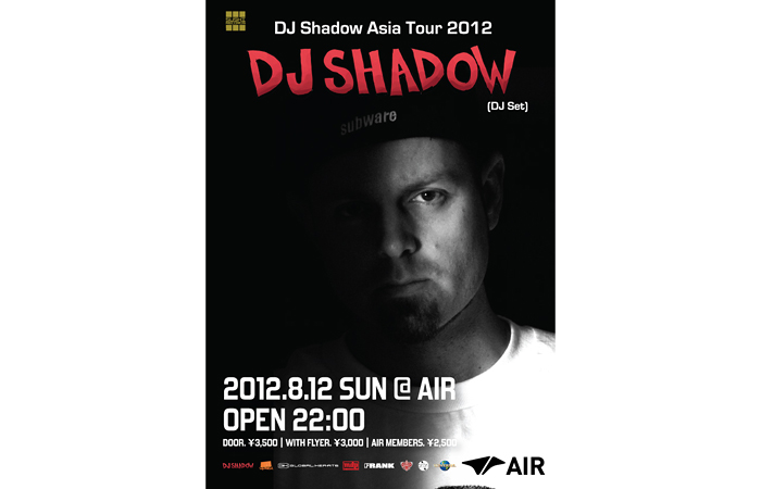 DJ SHADOW ASIA TOUR 2012