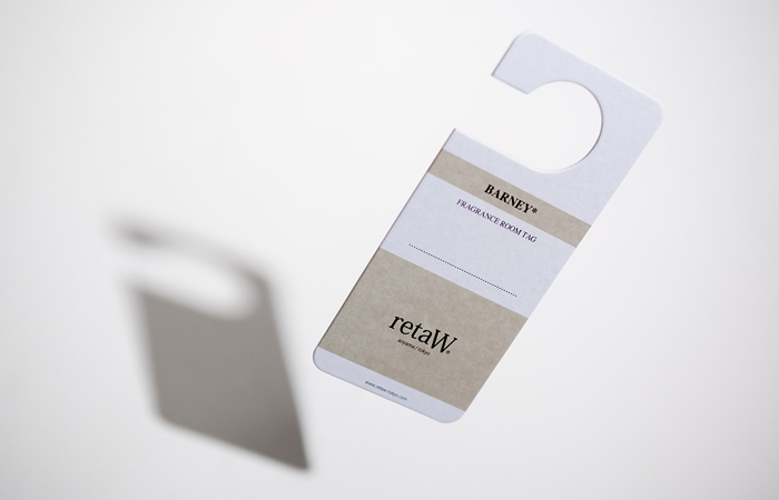 retaW Fragrance Room Tag BARNEY*