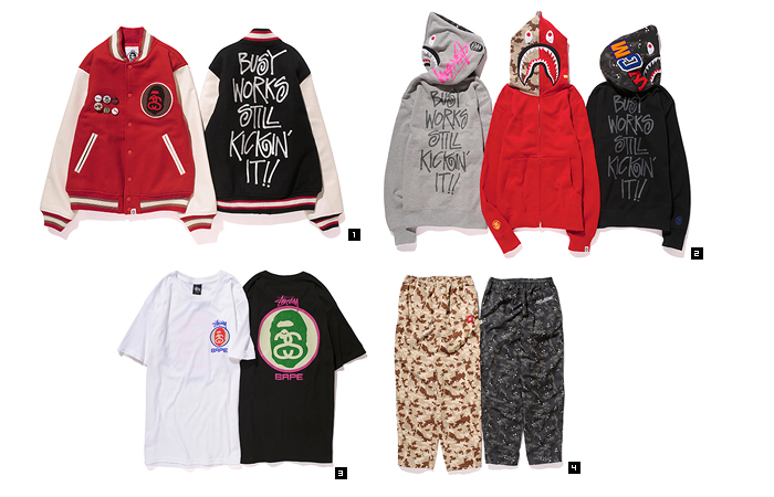 STUSSY × BAPE&reg; ILL COLLABORATION