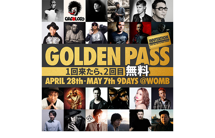 WOMB GOLDEN WEEK SPECIAL 2016